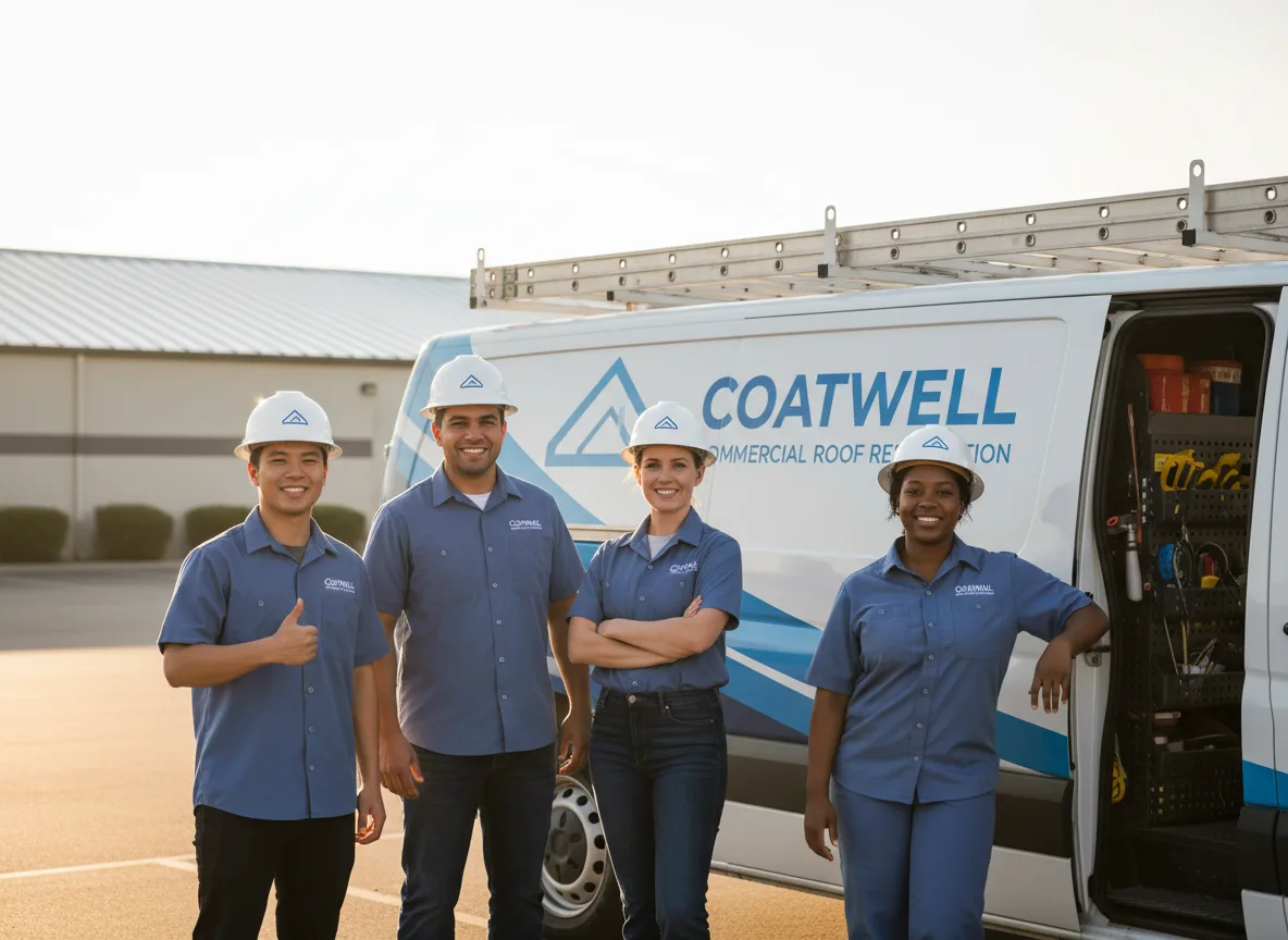 Commercial roof coating company in Fairview, MO